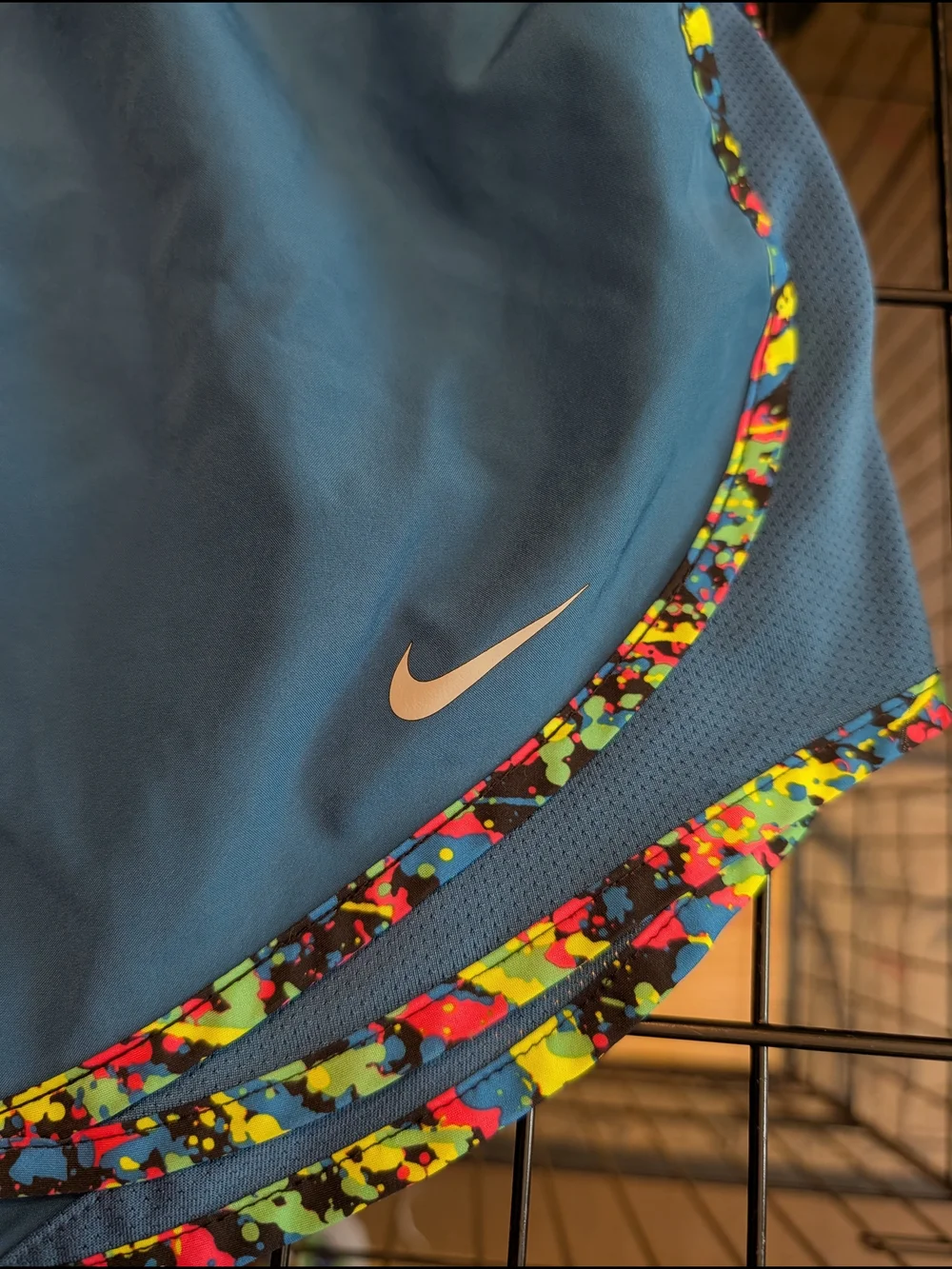 Nike Women’s Size Medium Blue with Multi Color Trim